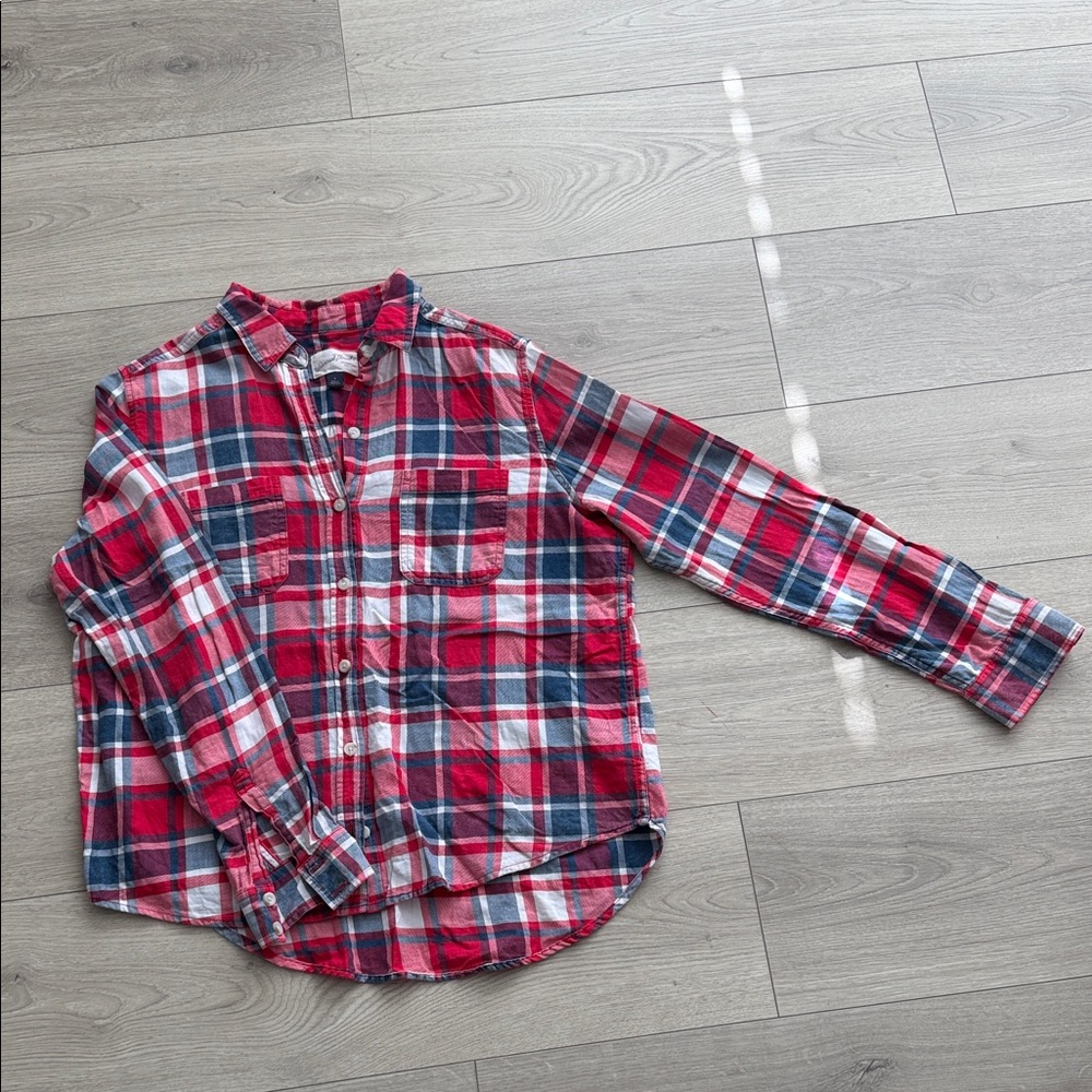 Universal Thread Red and Blue Plaid Shirt